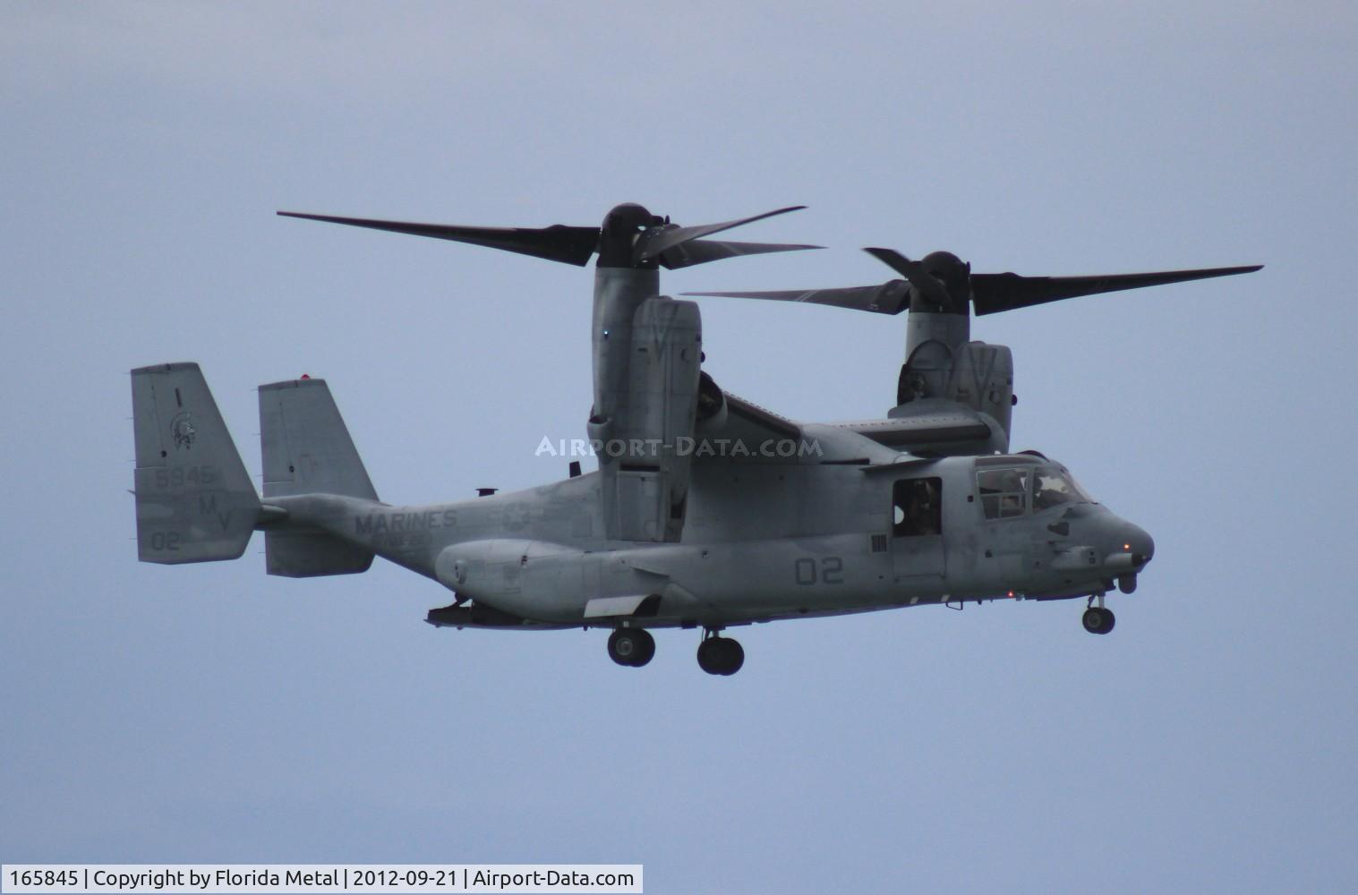 165845, Bell-Boeing MV-22B Osprey C/N D0031, MV-22B Osprey over Cocoa Beach