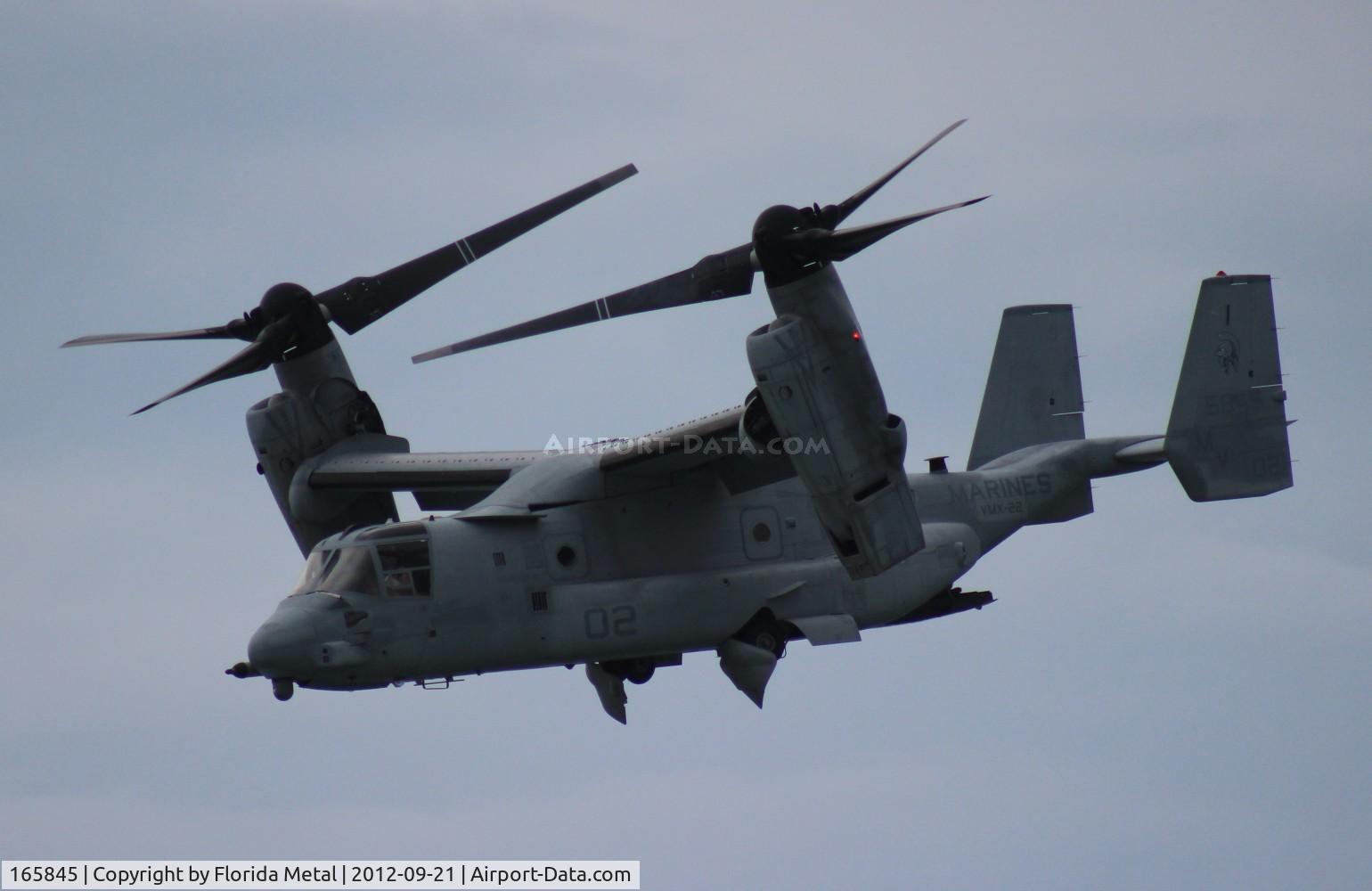 165845, Bell-Boeing MV-22B Osprey C/N D0031, MV-22B Osprey over Cocoa Beach