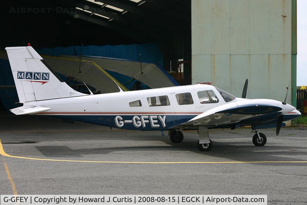 G-GFEY, 1978 Piper PA-34-200T Seneca II C/N 34-7870343, Privately owned.