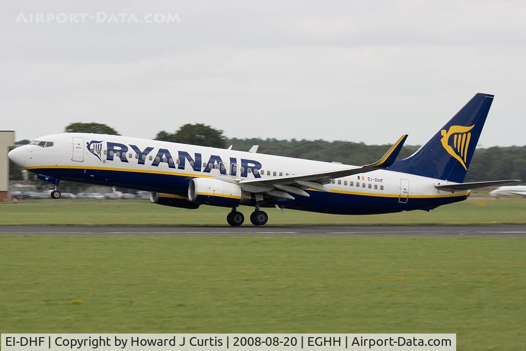 EI-DHF, 2005 Boeing 737-8AS C/N 33575, Ryanair