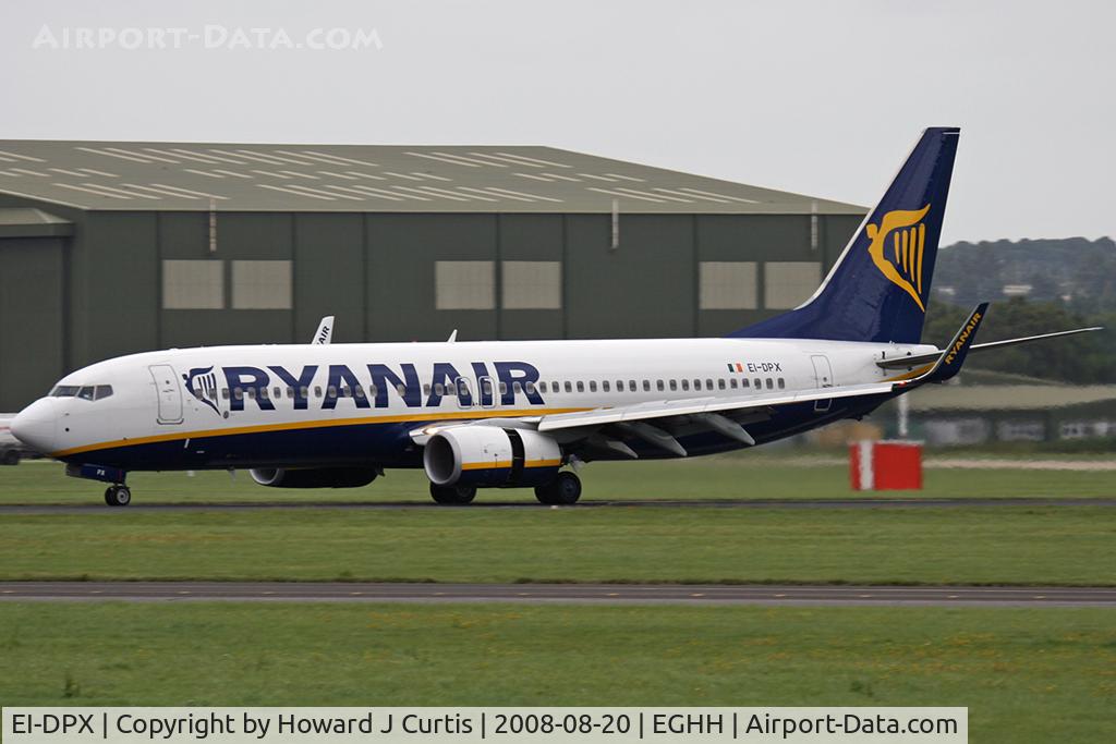 EI-DPX, 2007 Boeing 737-8AS C/N 35553, Ryanair