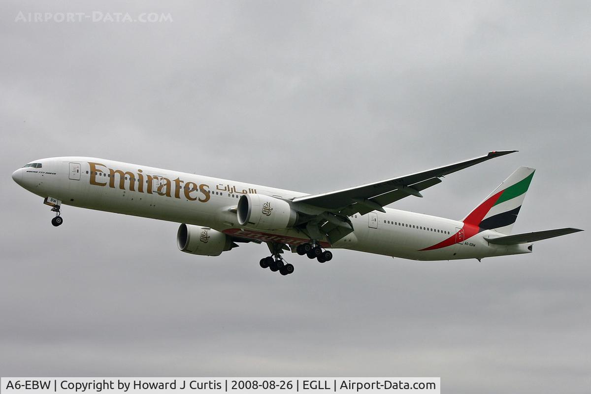 A6-EBW, 2006 Boeing 777-36N/ER C/N 32793, Emirates.