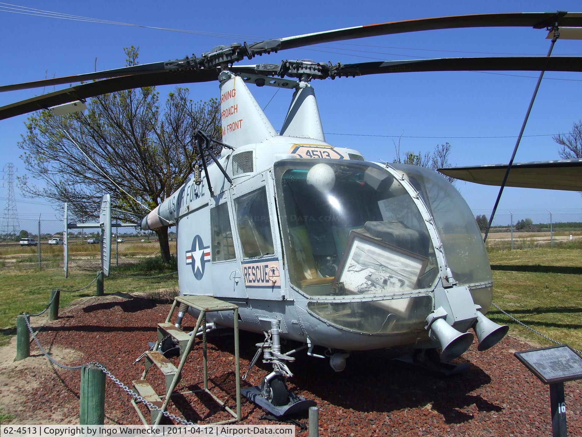 62-4513, 1962 Kaman HH-43B Huskie C/N 139, Kaman HH-43B Huskie at the Castle Air Museum, Atwater CA