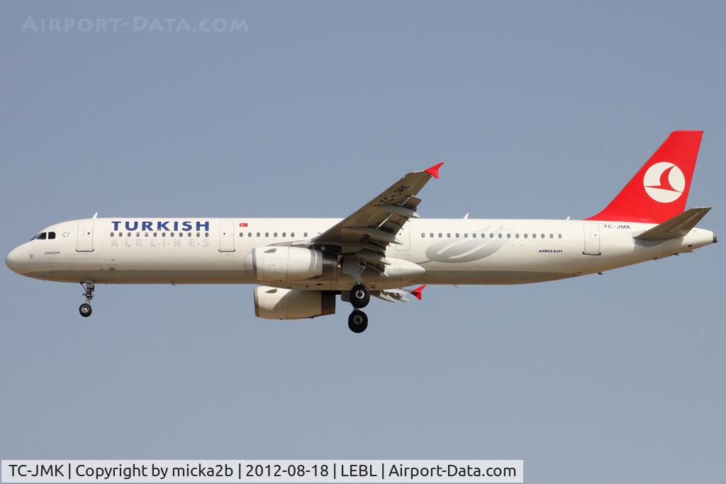 TC-JMK, 2008 Airbus A321-232 C/N 3738, Landing