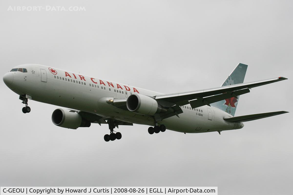 C-GEOU, 1999 Boeing 767-375 C/N 30108, Air Canada