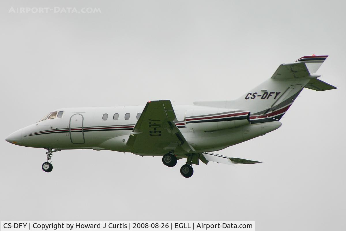 CS-DFY, 2003 Raytheon Hawker 800XP C/N 258663, Netjets