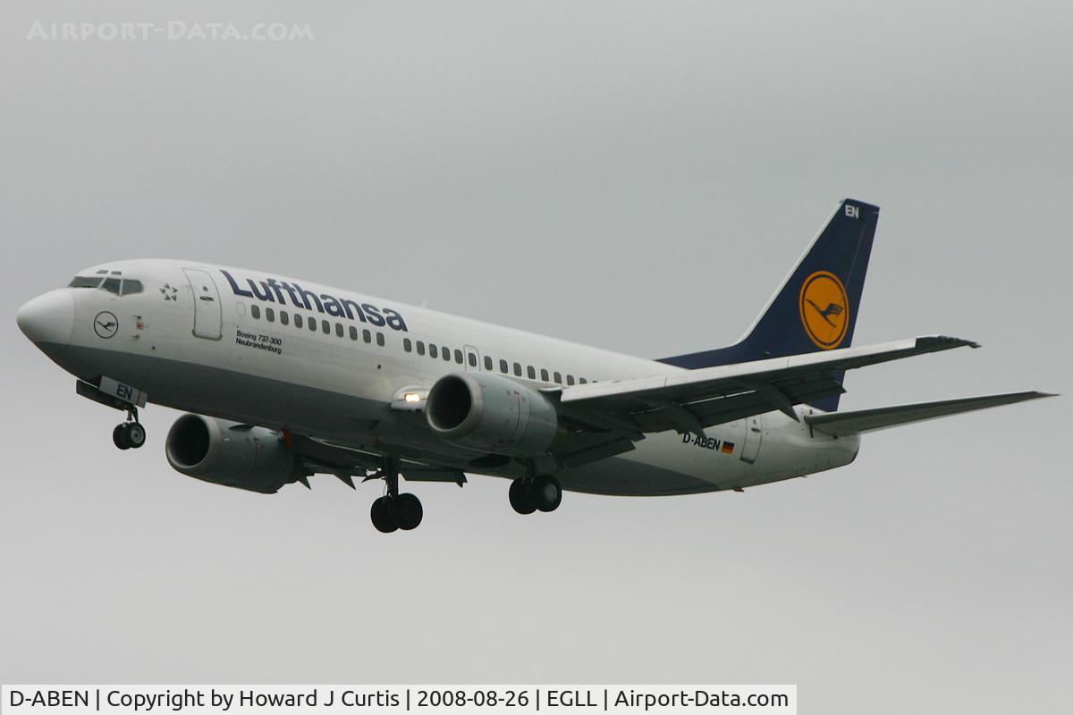 D-ABEN, 1991 Boeing 737-330 C/N 26428, Lufthansa