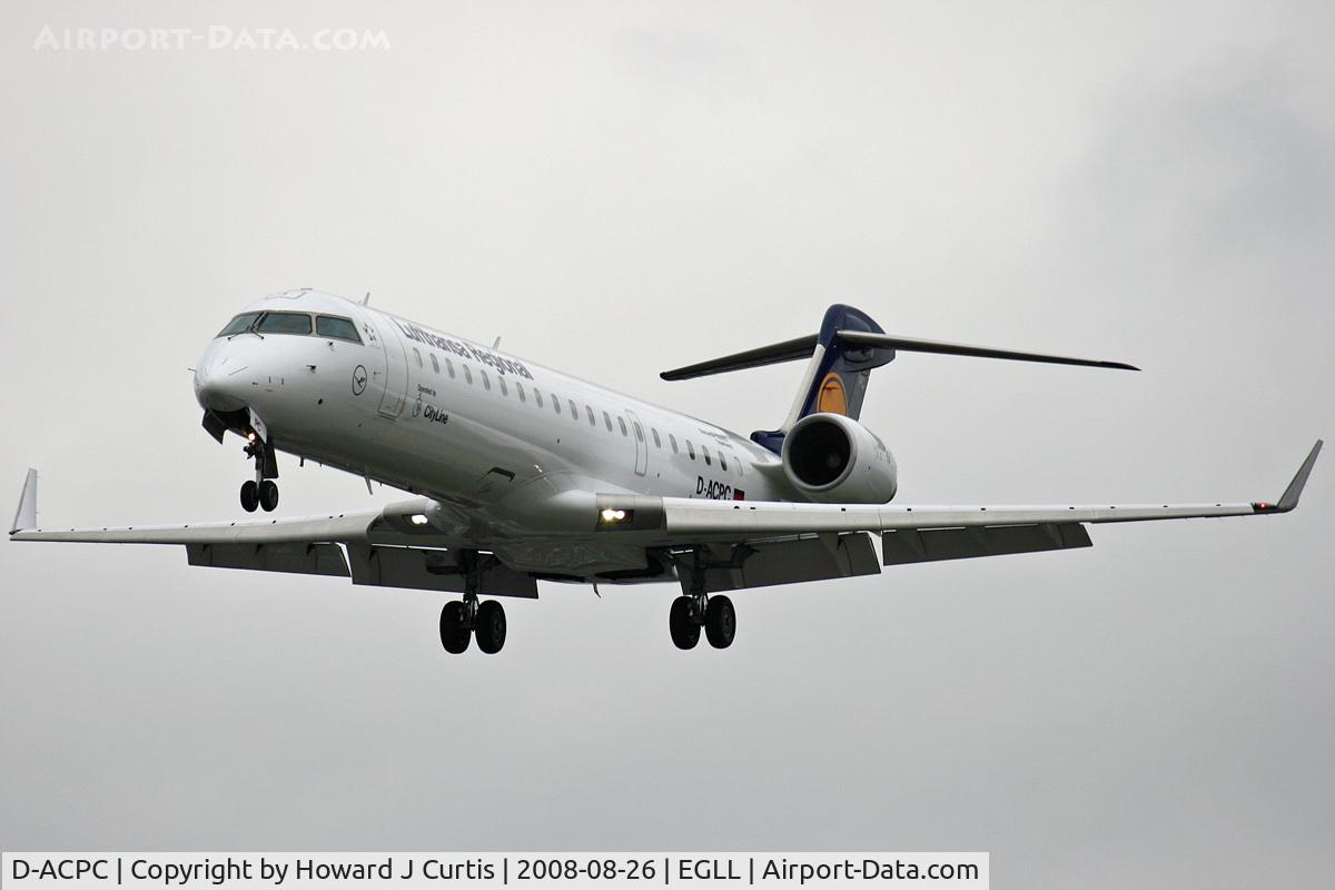 D-ACPC, 2001 Canadair CRJ-701ER (CL-600-2C10) Regional Jet C/N 10014, Lufthansa Regional