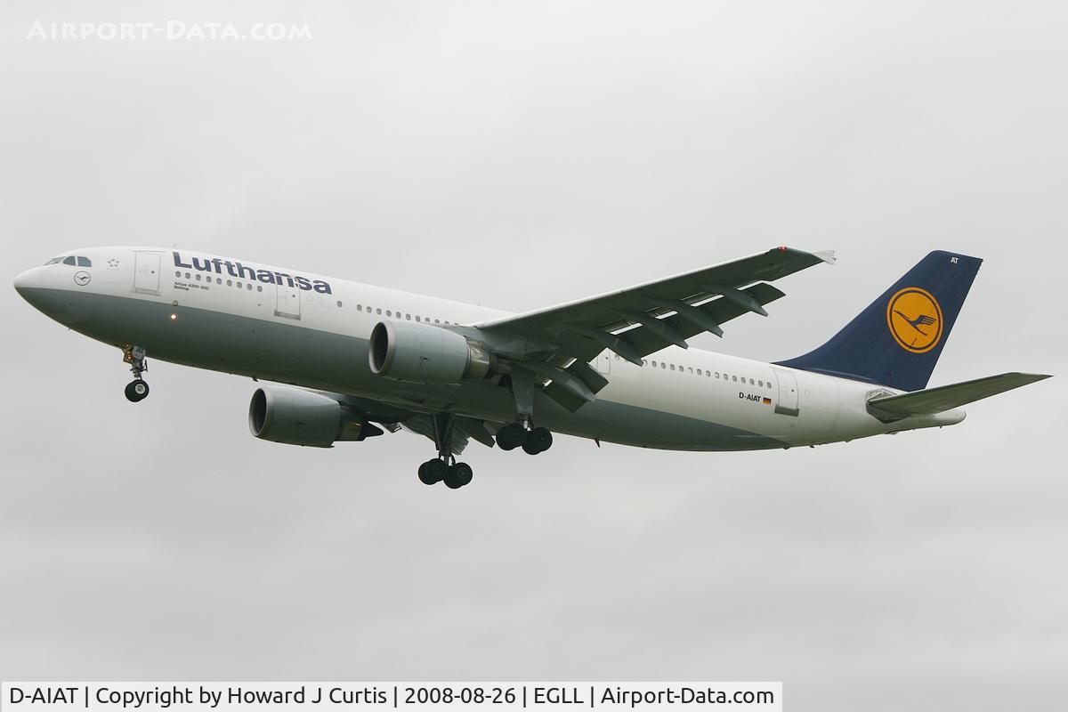 D-AIAT, 1991 Airbus A300B4-603 C/N 618, Lufthansa