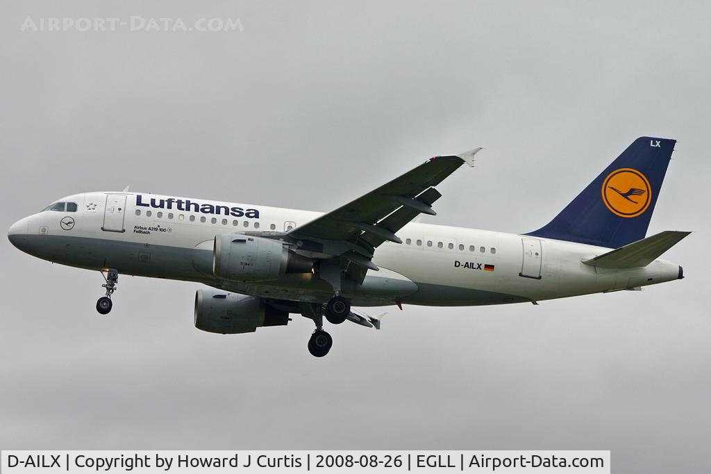 D-AILX, 1998 Airbus A319-114 C/N 860, Lufthansa