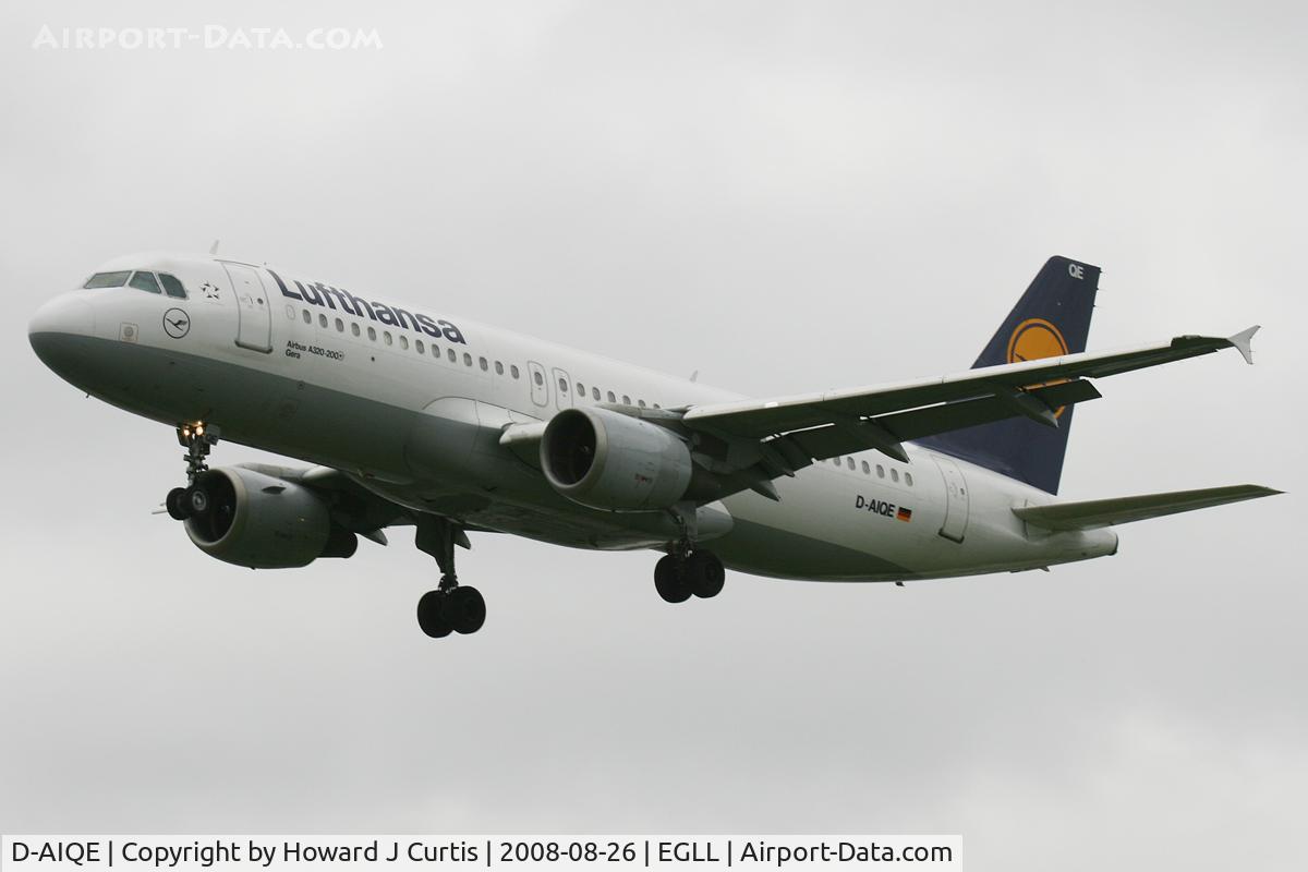 D-AIQE, 1991 Airbus A320-211 C/N 0209, Lufthansa