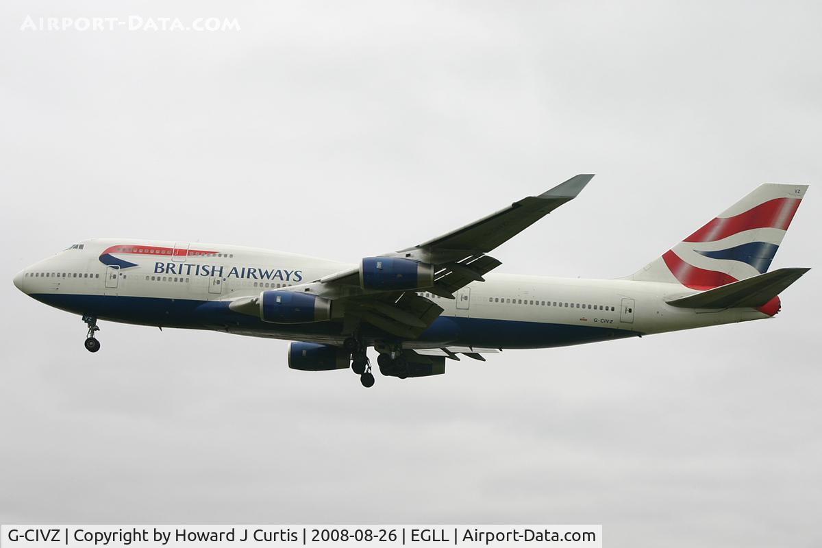 G-CIVZ, 1998 Boeing 747-436 C/N 28854, British Airways