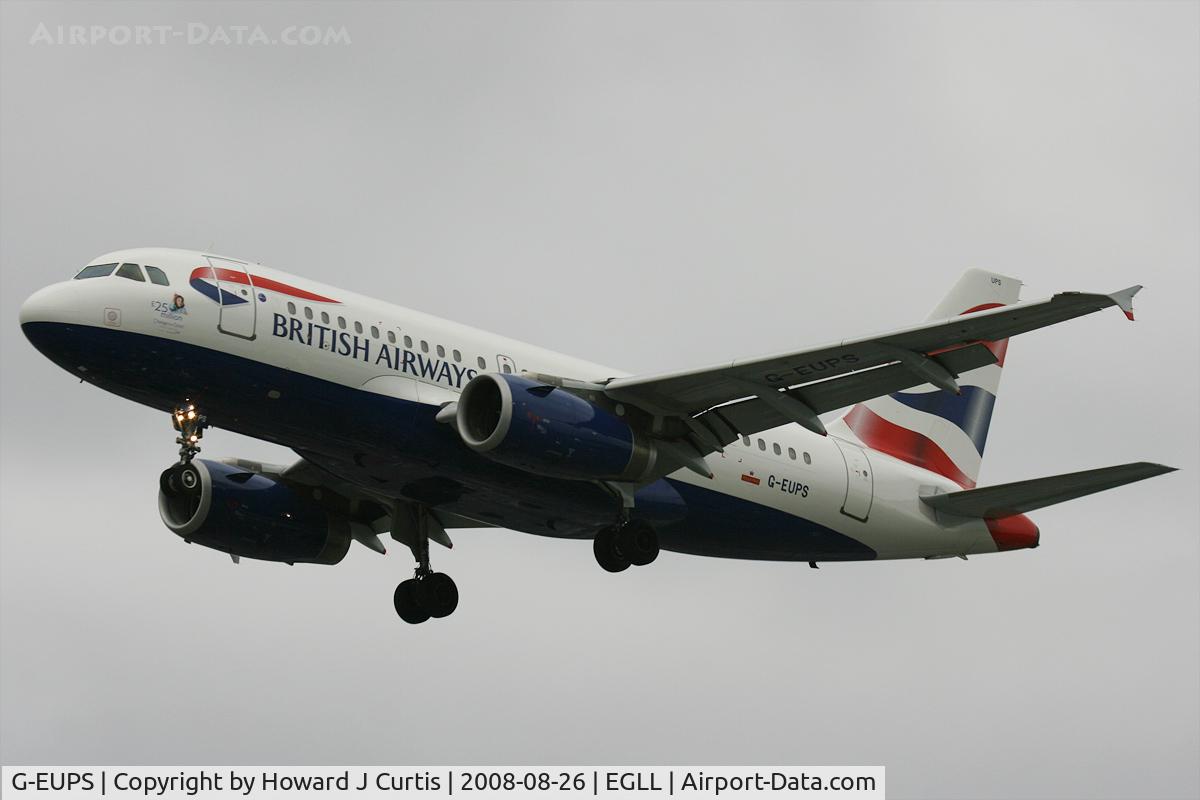 G-EUPS, 2000 Airbus A319-131 C/N 1338, British Airways