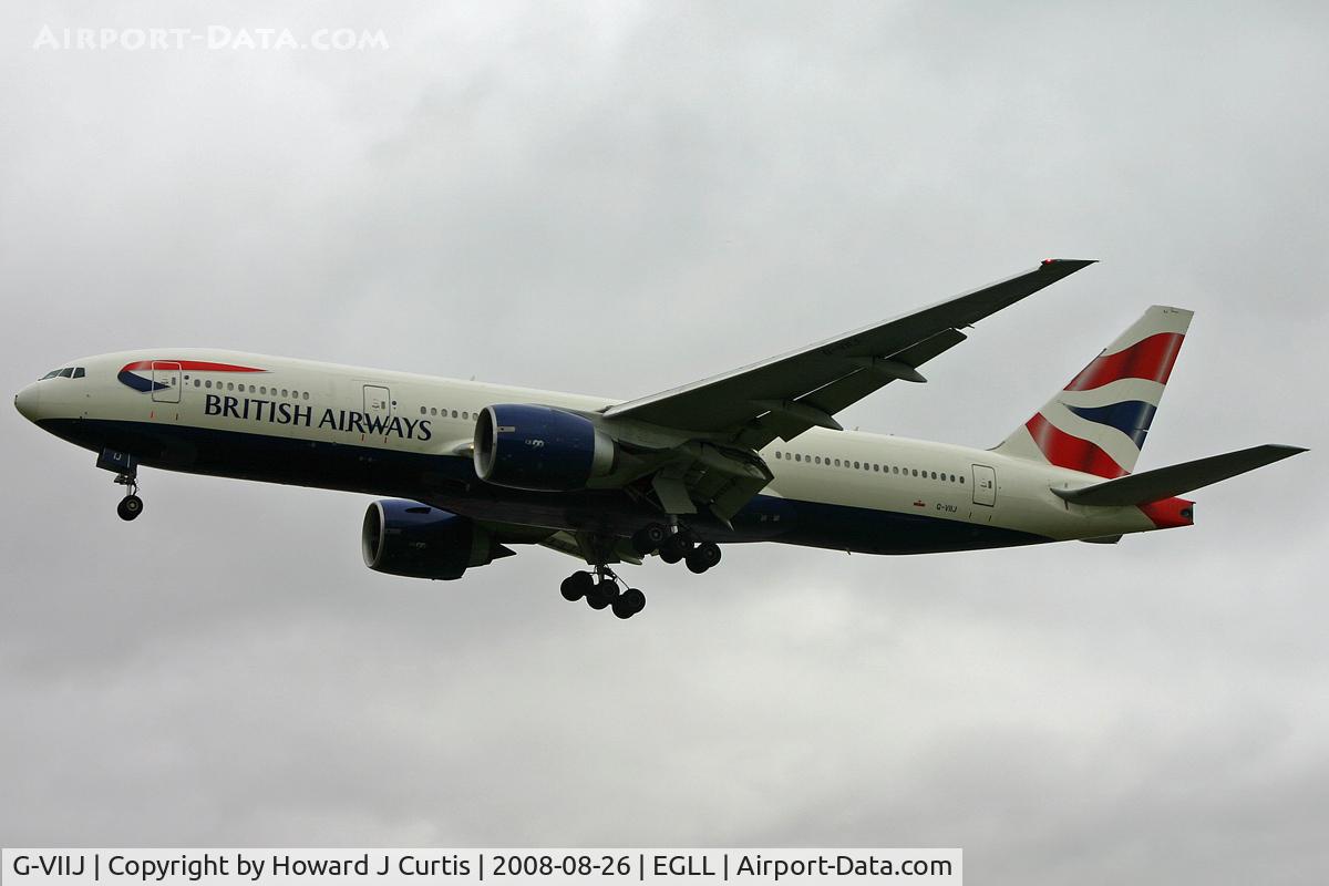 G-VIIJ, 1997 Boeing 777-236/ER C/N 27492, British Airways