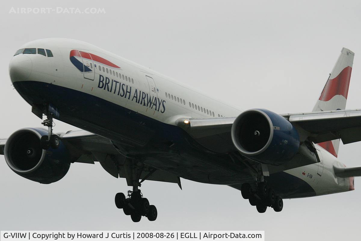 G-VIIW, 1999 Boeing 777-236 C/N 29965, British Airways
