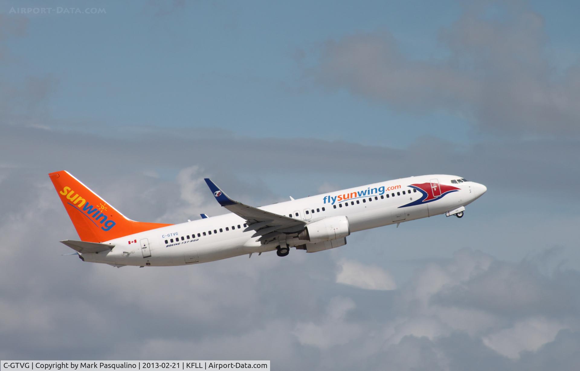 C-GTVG, 2007 Boeing 737-8Q8 C/N 30719, Boeing 737-800
