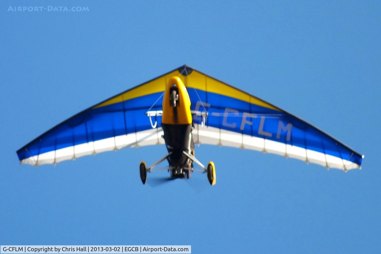 G-CFLM, 2008 Mainair Pegasus Quik C/N 8399, joining the overhead at Barton