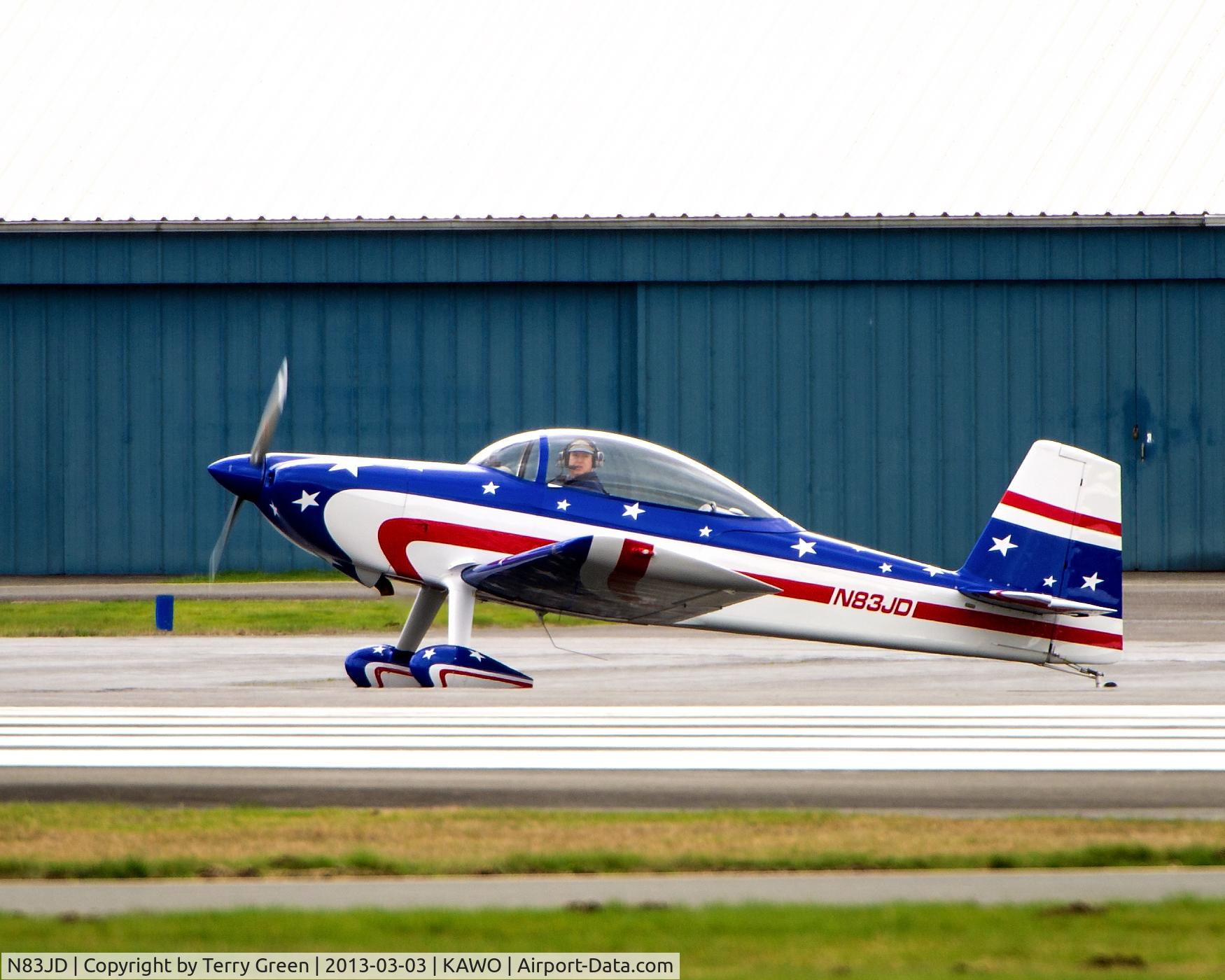 N83JD, 2001 Vans RV-8 C/N 80936, 2001 Dueringer John W RV8 C/N 80936 N83JD @ Arlington Washington Airport KAWO
