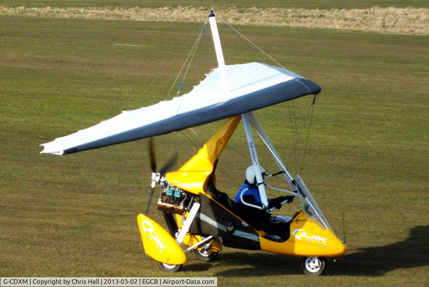 G-CDXM, 2006 P&M Aviation Pegasus Quik C/N 8159, barton resident