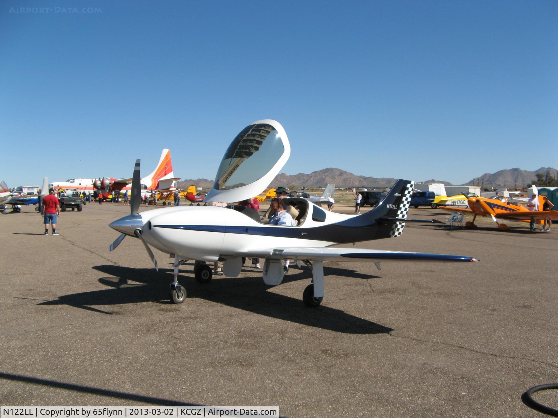 N122LL, 2003 Lancair Legacy 2000 C/N L2K-114, Interesting head rest.  I always thought the Lancair seat backs looked low.  Cactus fly in 2013