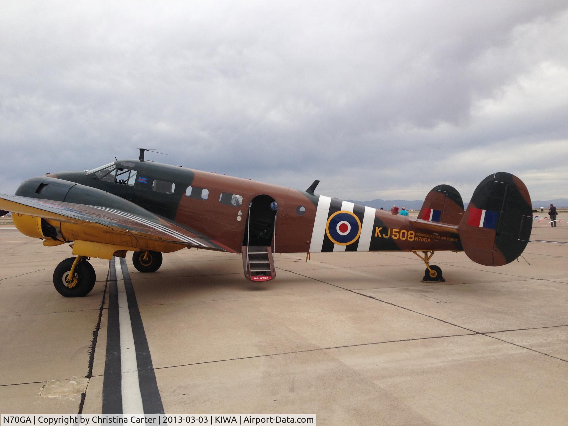 N70GA, 1946 Beech D18S C/N A-177, Phoenix-Mesa Gateway Airport