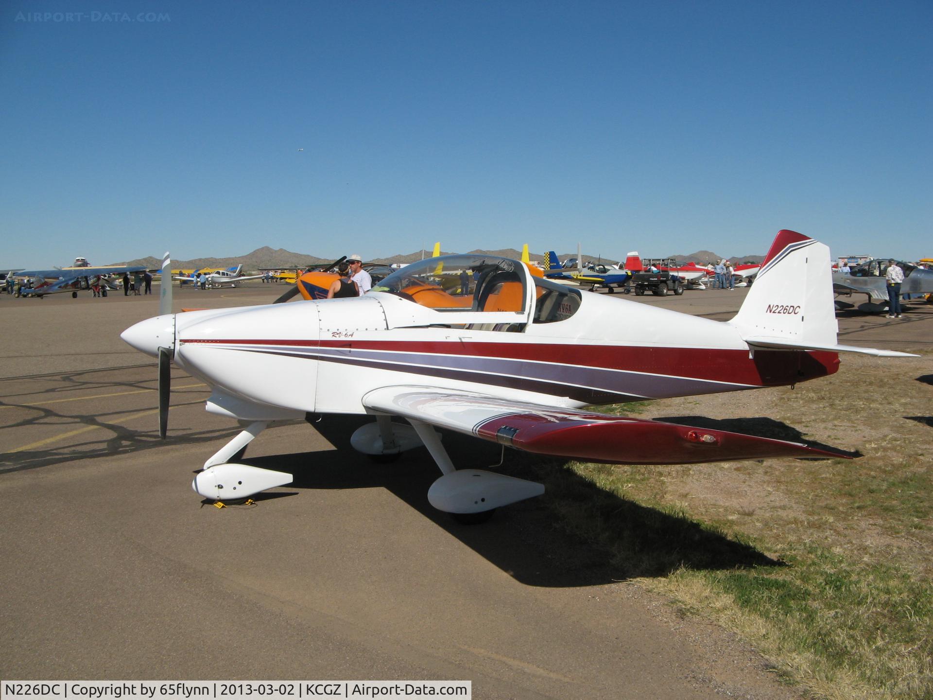 N226DC, 1993 Vans RV-6A C/N 20780, Cactus fly in 2013