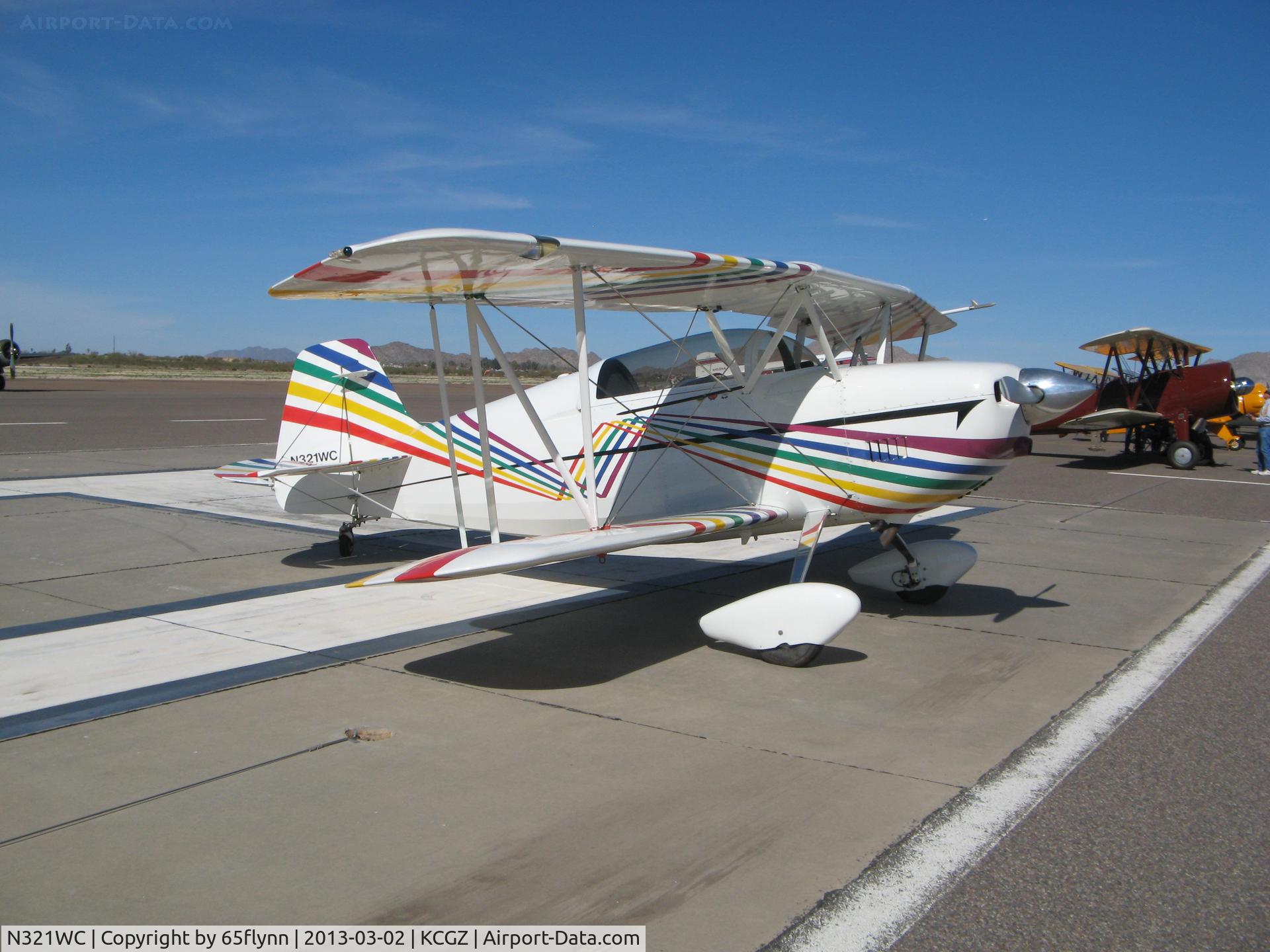 N321WC, 1997 D'Apuzzo Senior Aero Sport C/N 001, Cactus fly in 2013.  Rare plane.