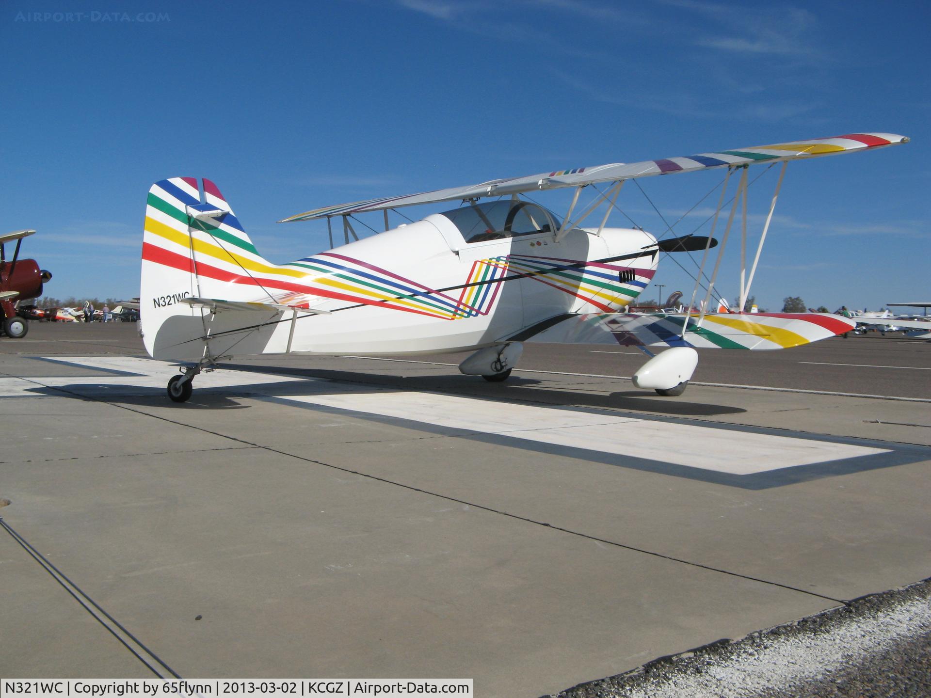 N321WC, 1997 D'Apuzzo Senior Aero Sport C/N 001, Cactus fly in 2013.