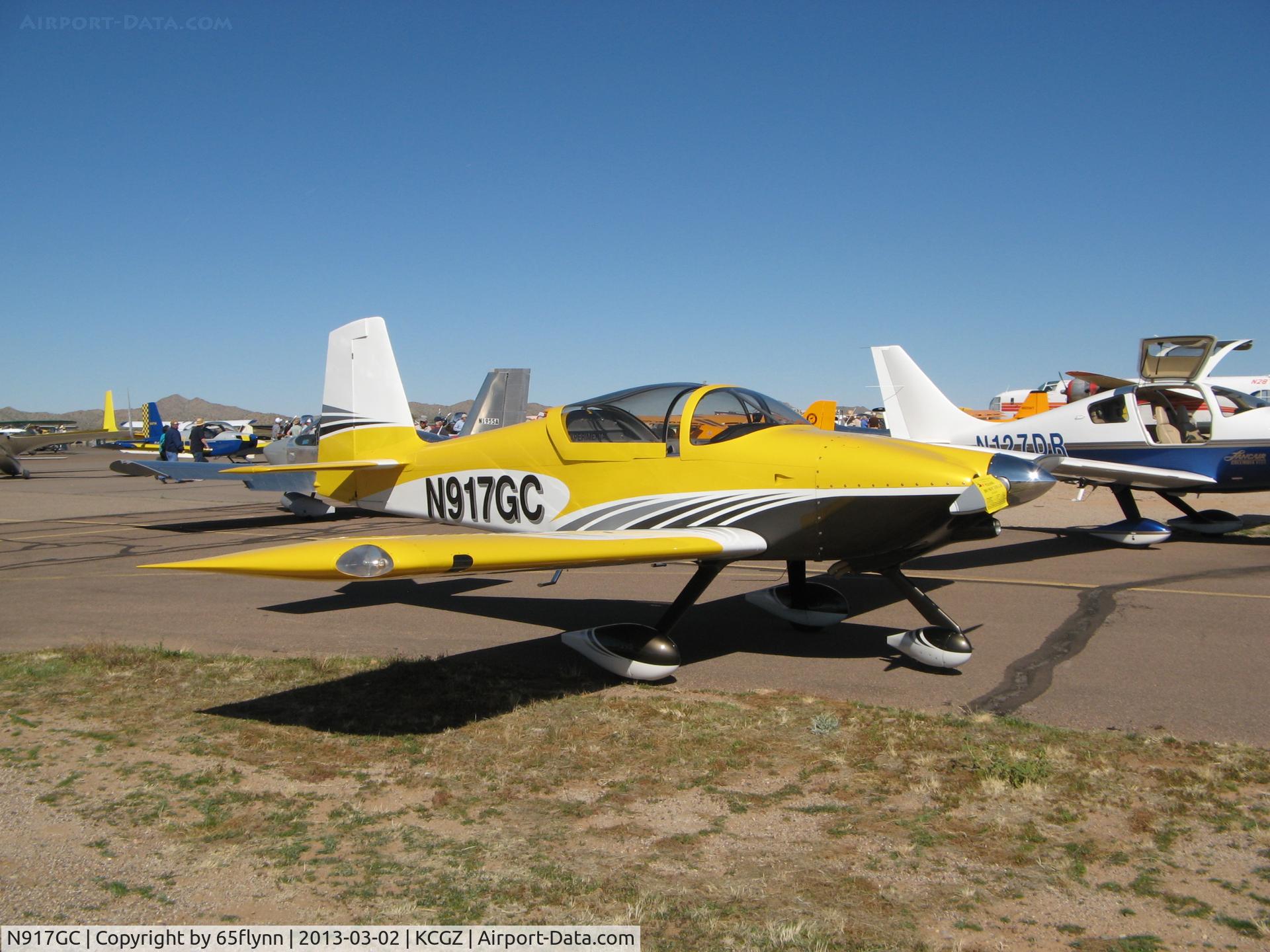 N917GC, 2012 Vans RV-7 C/N 70360, Vans RV-7