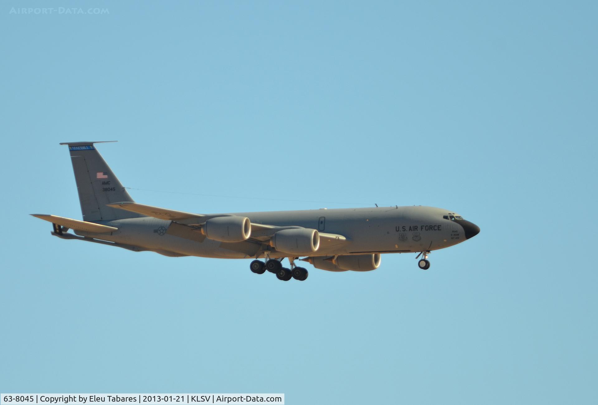 63-8045, 1963 Boeing KC-135R Stratotanker C/N 18662, Taken during Red Flag Exercise at Nellis Air Force Base, Nevada.