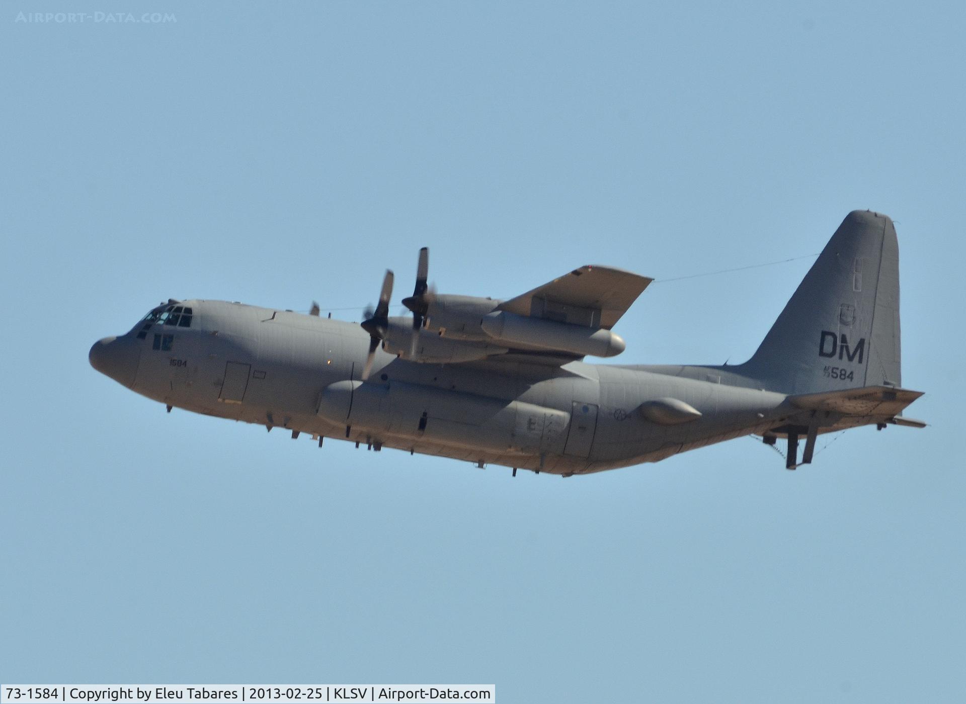 73-1584, 1973 Lockheed EC-130H Compass Call C/N 382-4546, Taken during Red Flag Exercise at Nellis Air Force Base, Nevada.