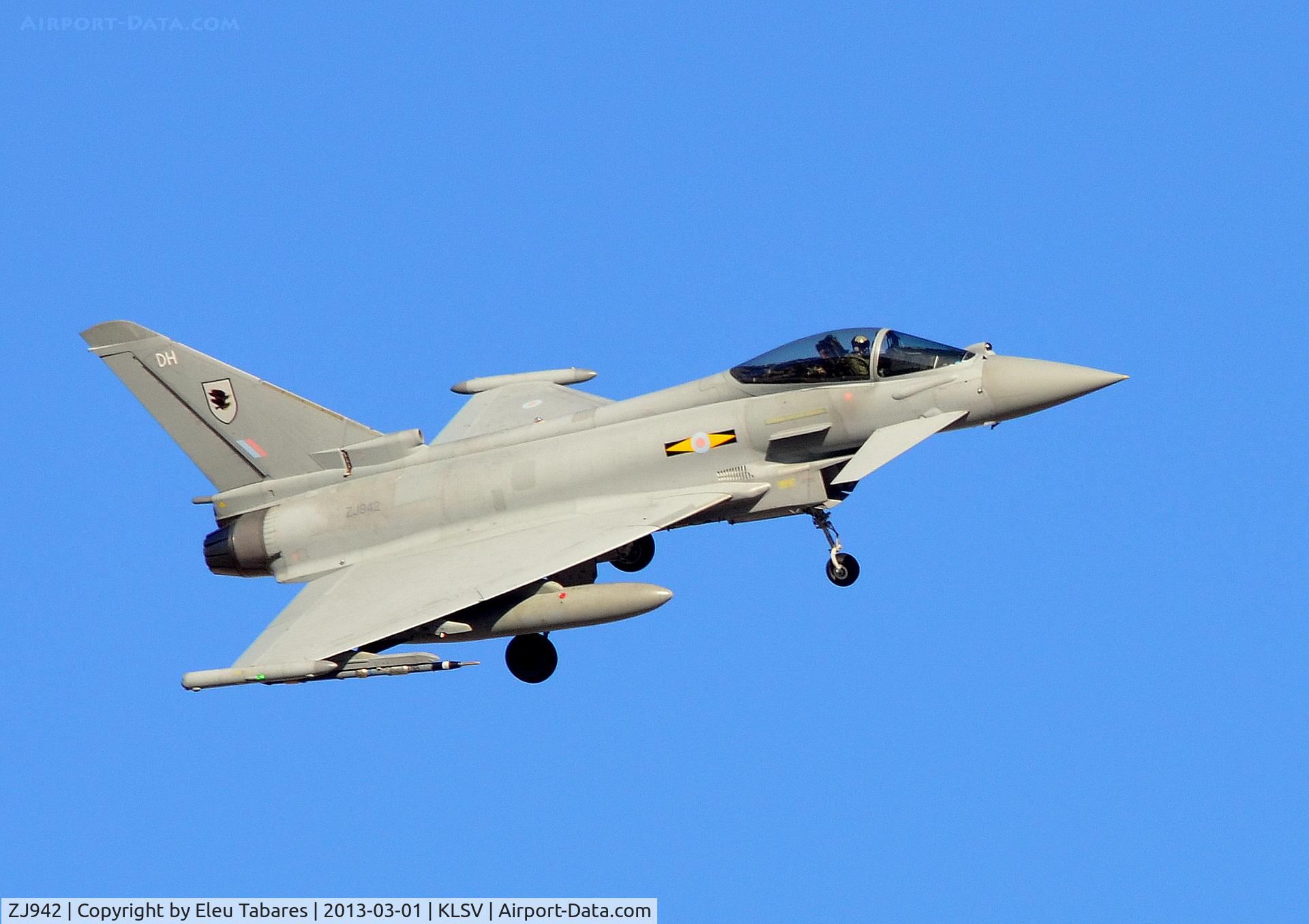 ZJ942, 2007 Eurofighter EF-2000 Typhoon FGR4 C/N 0137/BS035, Taken during Red Flag Exercise at Nellis Air Force Base, Nevada.