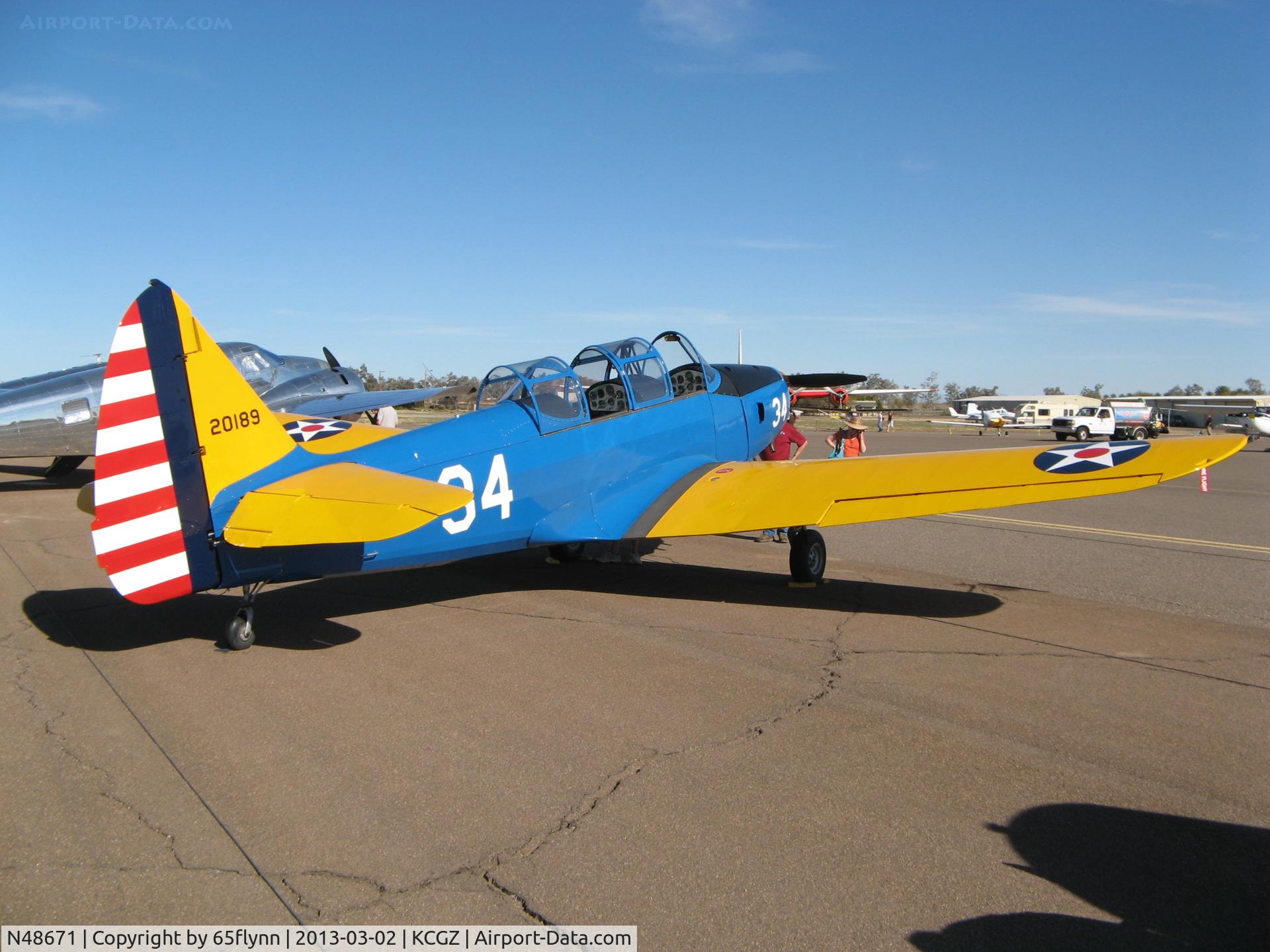 N48671, 1941 Fairchild M-62A C/N T41-1191, Cactus fly in 2013