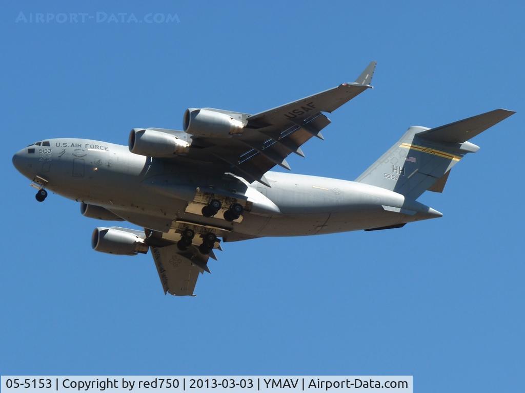 05-5153, 2005 Boeing C-17A Globemaster III C/N P-153, 05-5153 handling demonstration at the 2013 Australian International Airshow, Avalon