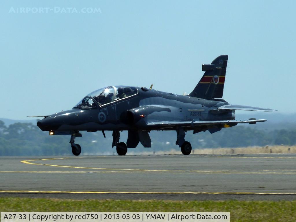 A27-33, British Aerospace Hawk 127 C/N DT33, A27-33 at the 2013 Australian International Airshow, Avalon