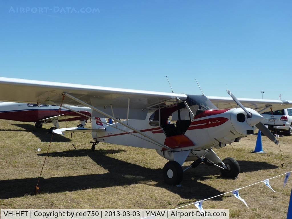 VH-HFT, 1952 Piper PA-18 Super Cub C/N 18-1754, VH-HFT at the 2013 Australian International Airshow, Avalon