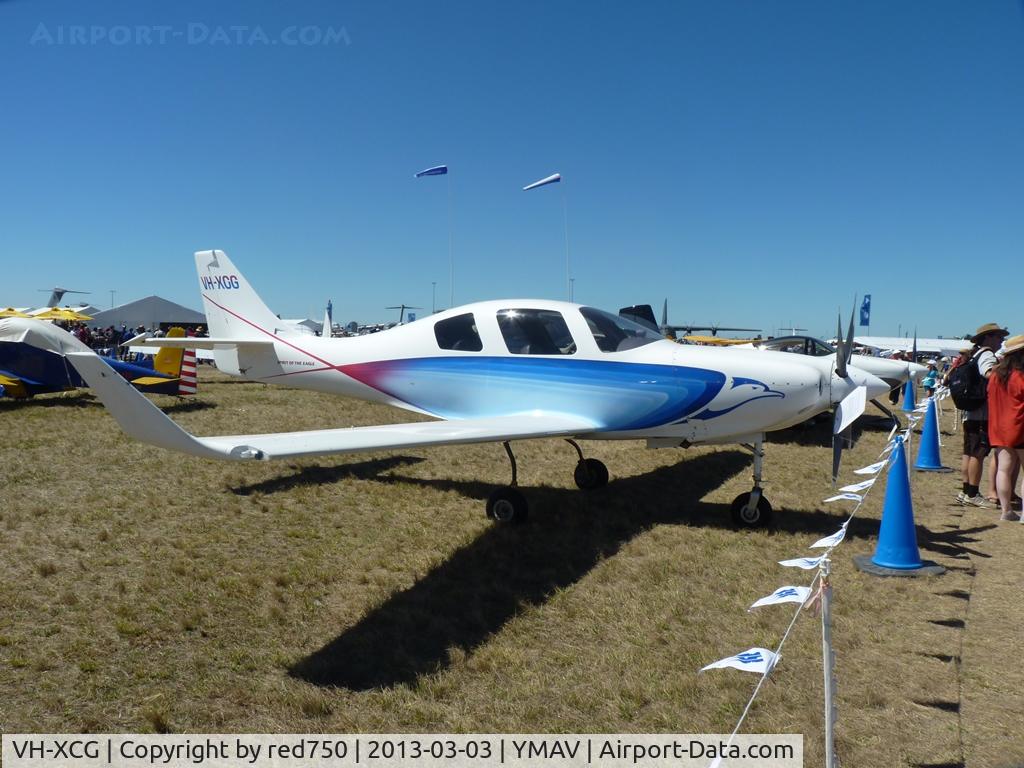 VH-XCG, 2000 Lancair IV C/N LIV-188, VH-XCG at the 2013 Australian International Airshow, Avalon