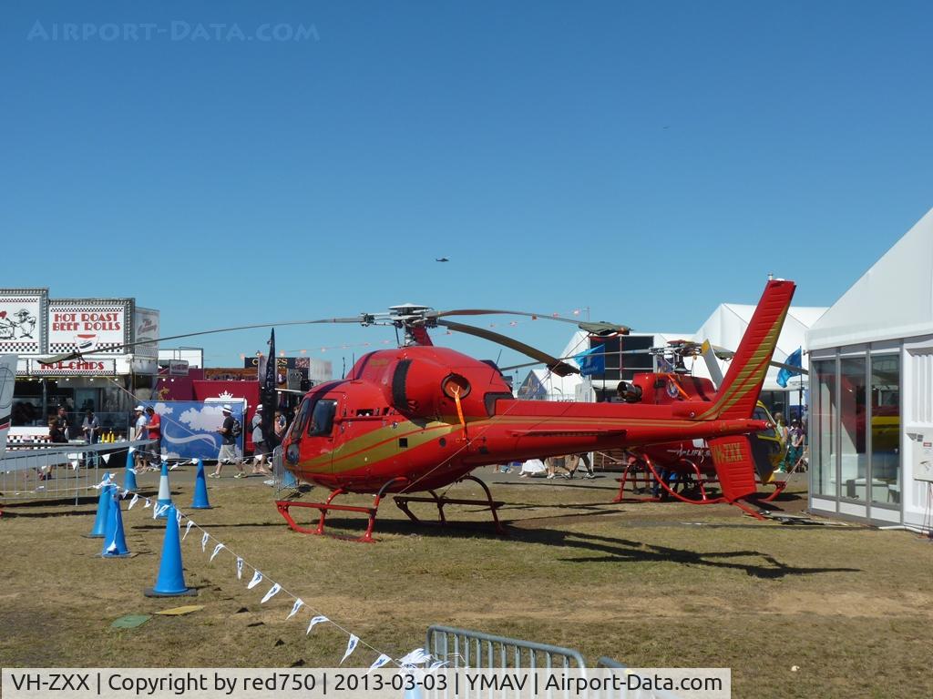 VH-ZXX, 2008 Eurocopter AS-355NP Ecureuil 2 C/N 5769, VH-ZXX at the 2013 Australian International Airshow, Avalon