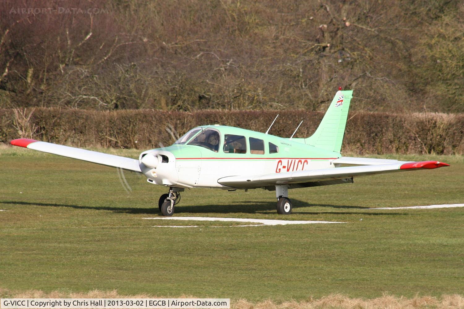 G-VICC, 1979 Piper PA-28-161 Cherokee Warrior II C/N 28-7916317, visitor to Barton
