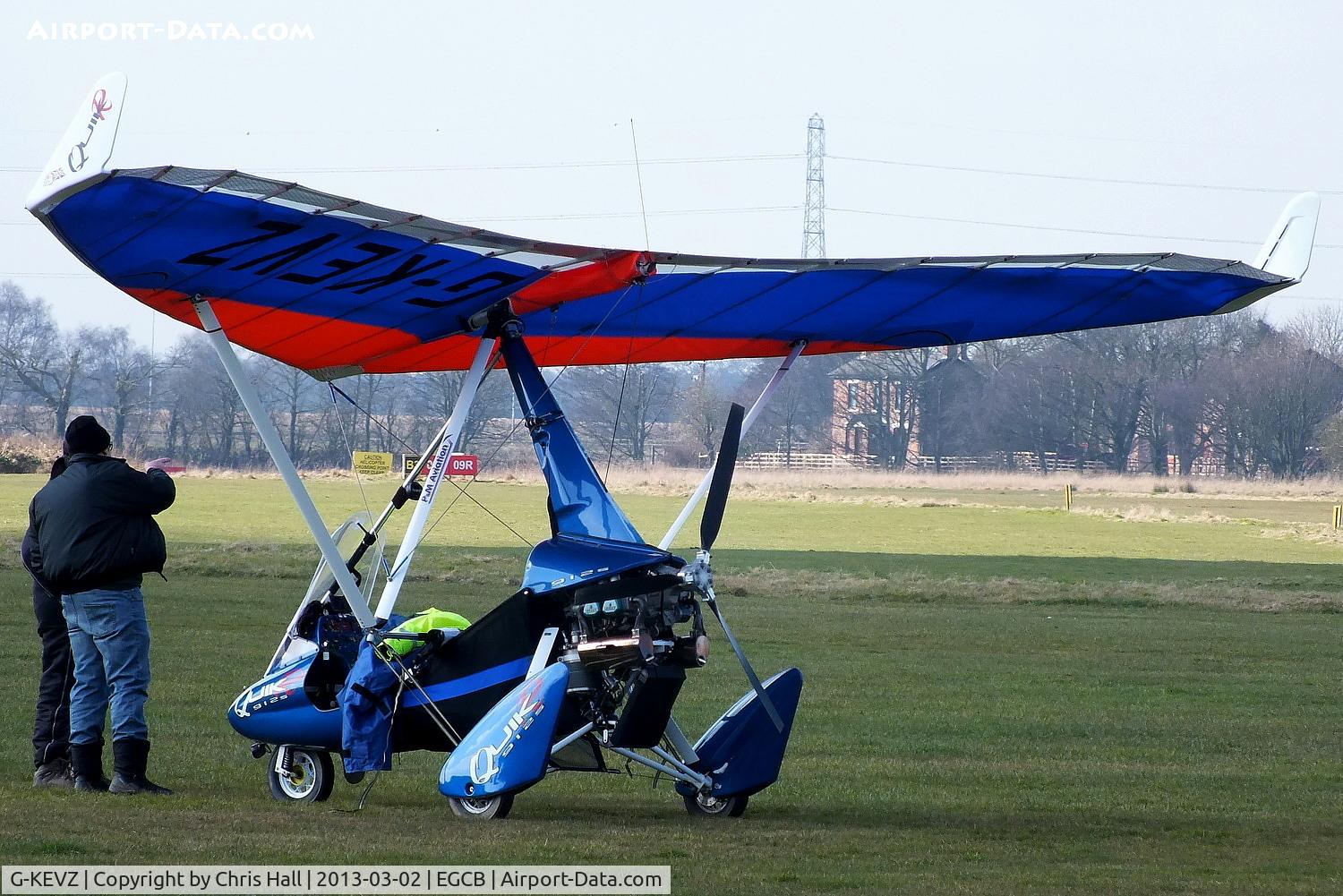 G-KEVZ, 2011 P&M Aviation QuikR C/N 8598, visitor to Barton