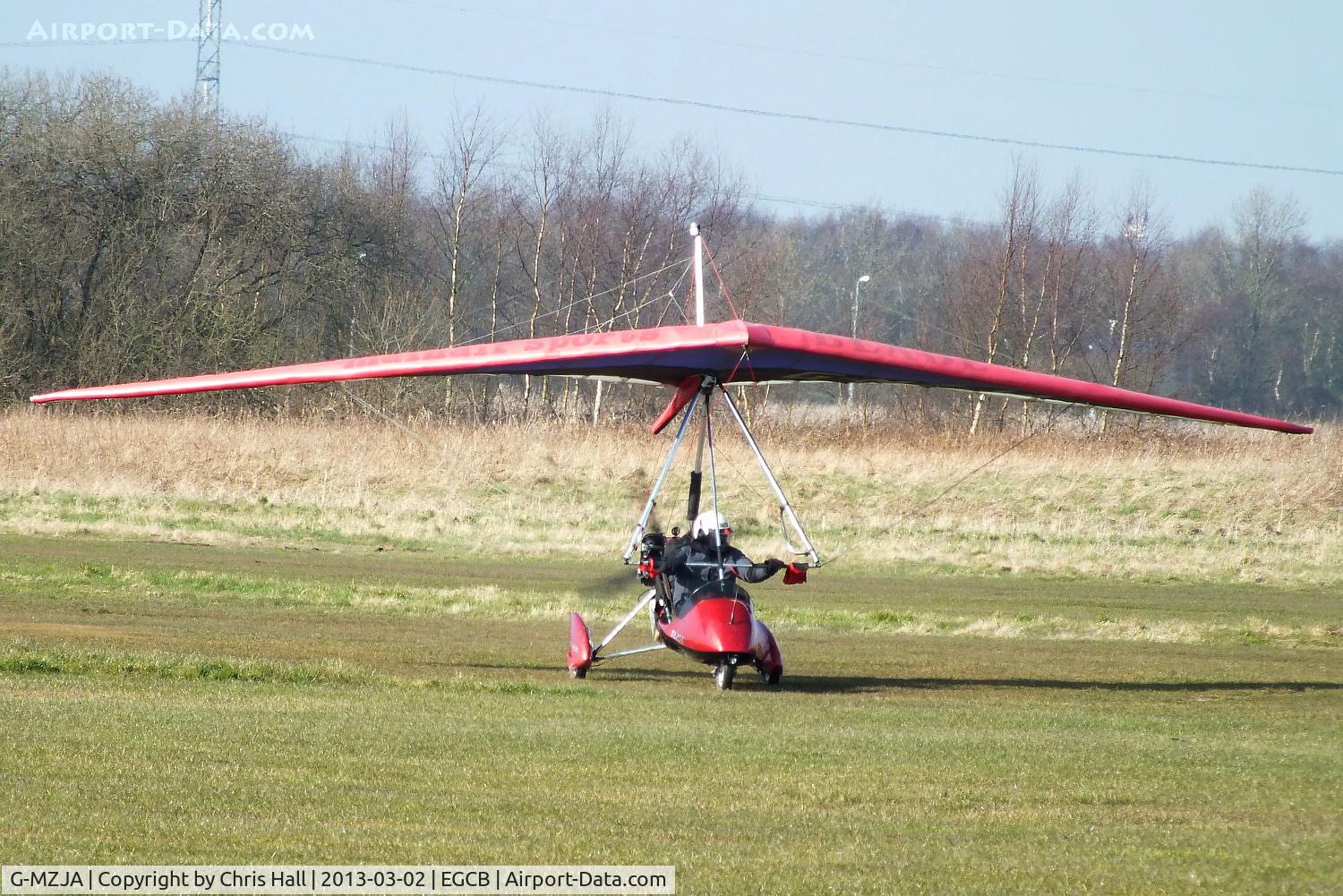 G-MZJA, 1997 Mainair Mainair Blade C/N 1135-0997-7-W938, visitor to Barton