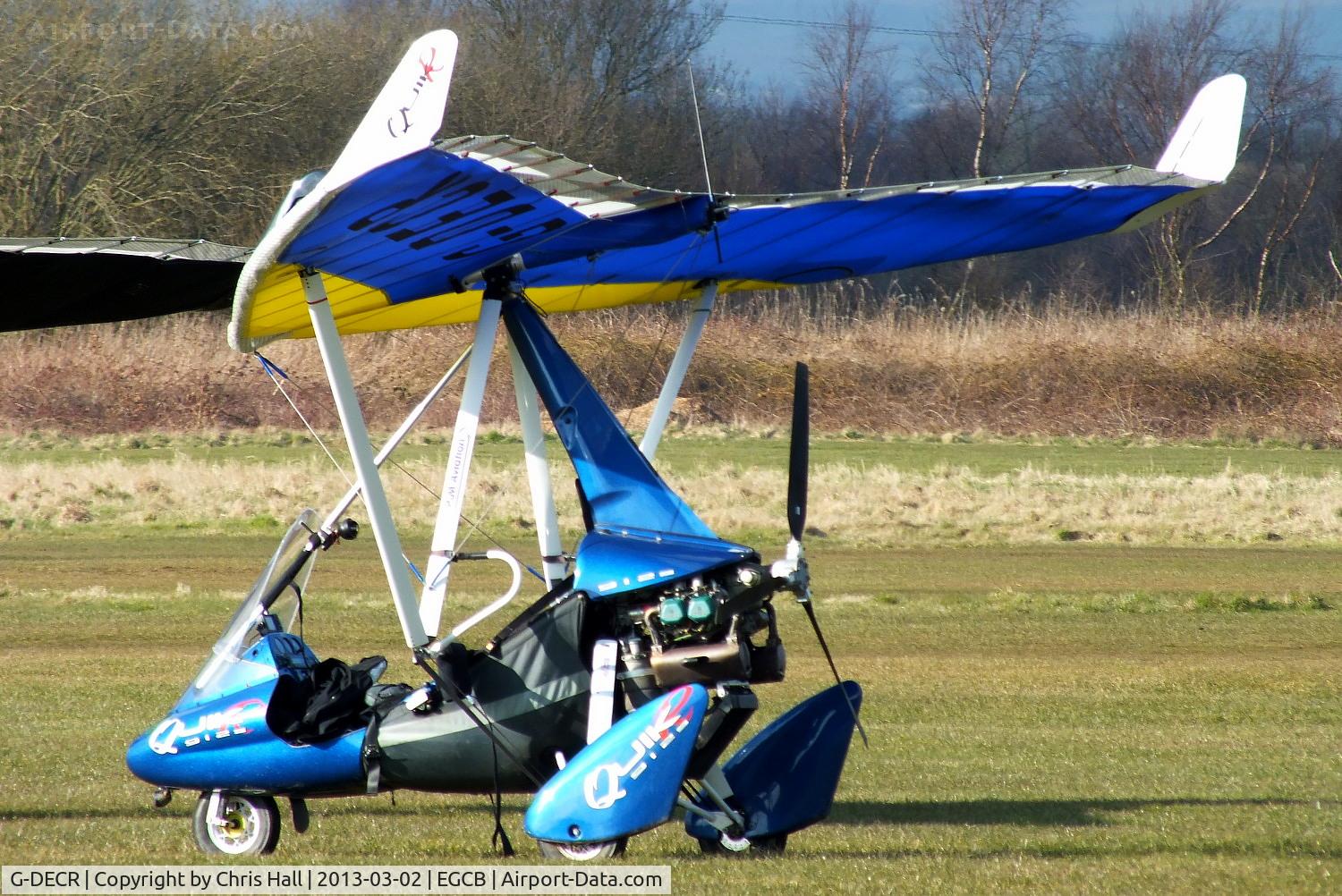 G-DECR, 2010 P&M Aviation QuikR C/N 8521, visitor to Barton