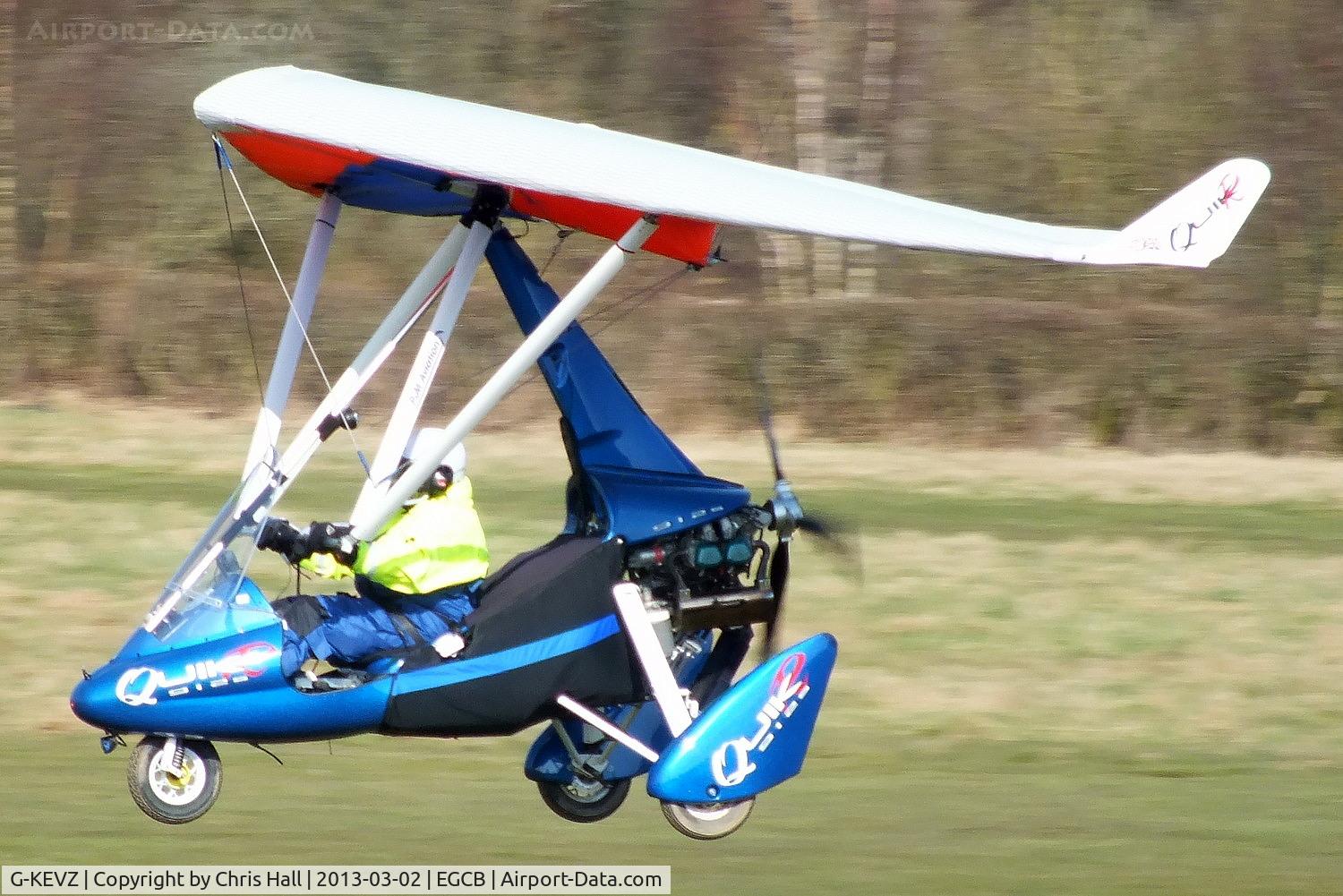 G-KEVZ, 2011 P&M Aviation QuikR C/N 8598, visitor to Barton