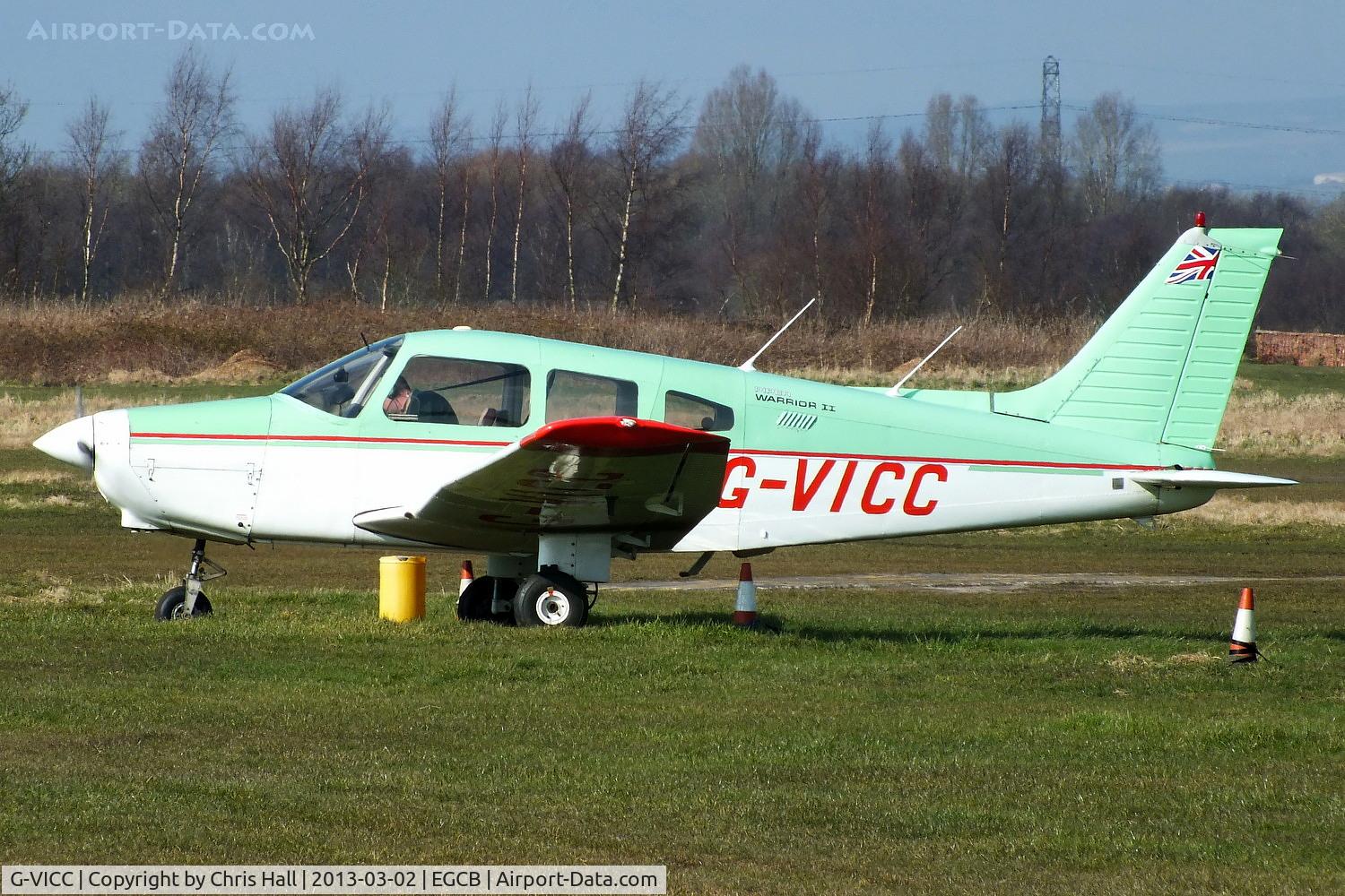 G-VICC, 1979 Piper PA-28-161 Cherokee Warrior II C/N 28-7916317, visitor to Barton