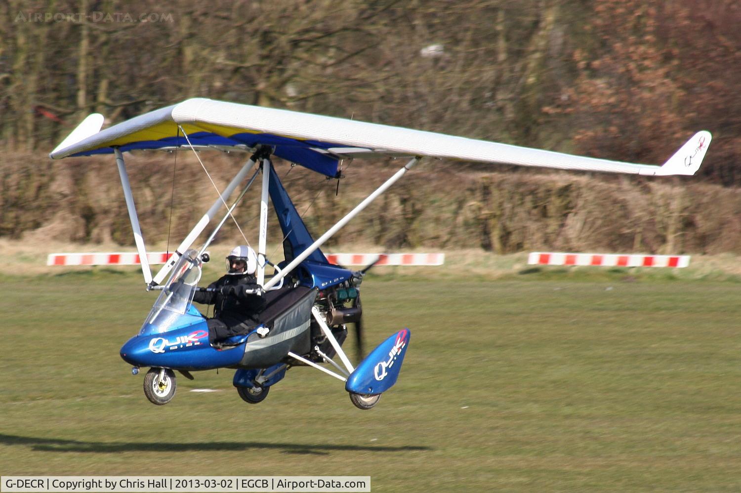 G-DECR, 2010 P&M Aviation QuikR C/N 8521, visitor to Barton