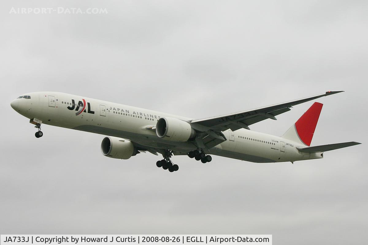 JA733J, 2005 Boeing 777-346/ER C/N 32432, Japan Airlines