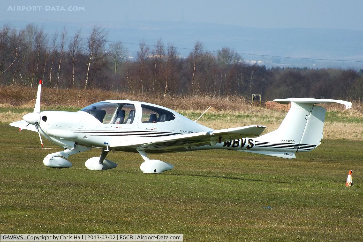 G-WBVS, 2003 Diamond DA-40D Diamond Star C/N D4.060, visitor to Barton