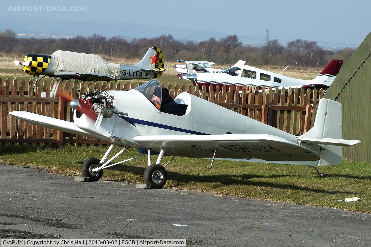 G-APUY, 1963 Druine D.31 Turbulent C/N PFA 509, Barton resident