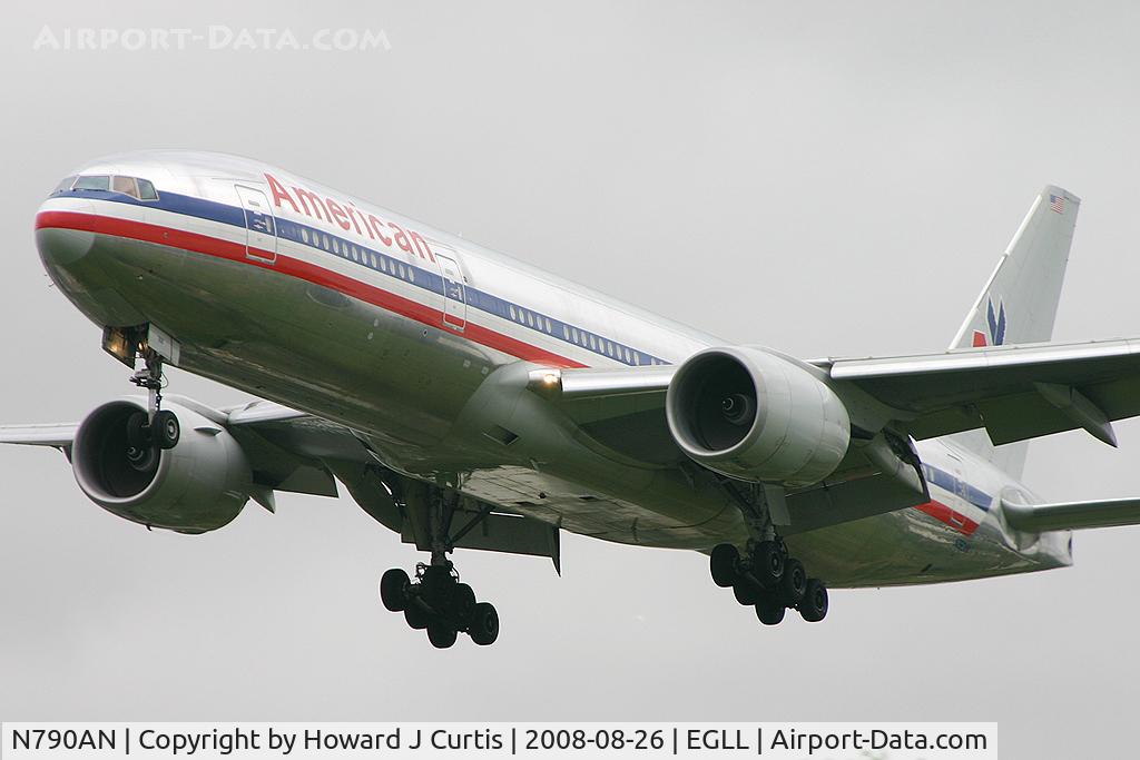 N790AN, 2000 Boeing 777-223 C/N 30251, American Airlines.