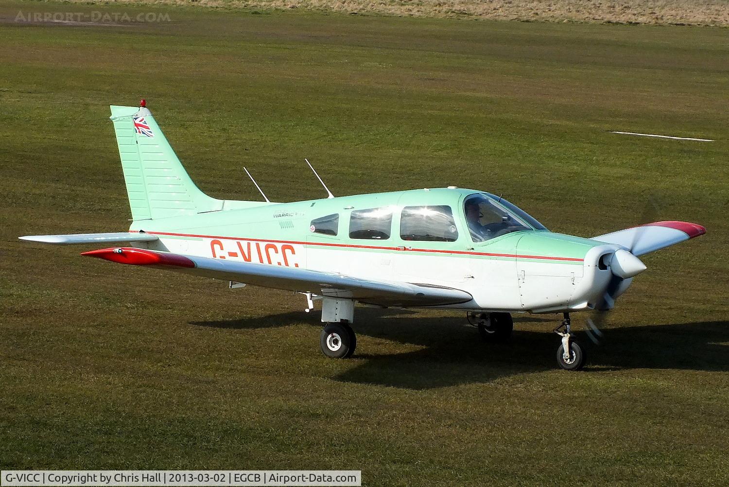 G-VICC, 1979 Piper PA-28-161 Cherokee Warrior II C/N 28-7916317, visitor to Barton
